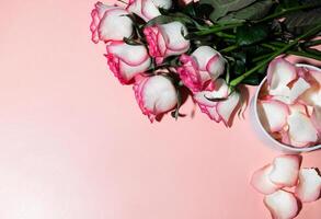 The image is perfect for representing Valentine's Day, with its heart cookie and festive sprinkles. photo