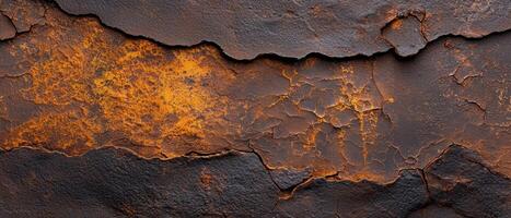 Abstract cracked and weathered rock surface texture photo