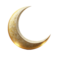 3d moon is isolated on transparent background png