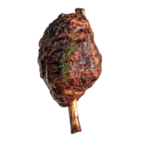 Raw Meat Slice Displayed on a Transparent Background png