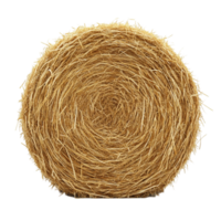 A round of straw on a Transparent background png