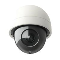 Surveillance Security Camera with Modern Design on Transparent Background png