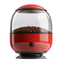 Gumball Machine with Red Base on Transparent Background png