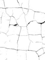 Broken grunge surface illustration. Black and white distressed wall pattern for retro vintage designs. Overlay effect vector