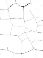Cracked texture. Grunge urban background for aged vintage effect. Abstract rough pattern for overlay vector