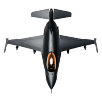 Detailed Aerial View of a Modern Military Fighter Jet from Above png