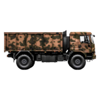 Military Truck with Camouflage Design png