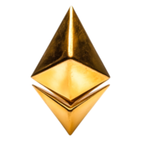 Abstract Gold Pyramid Structure for Artistic and Creative Themes png