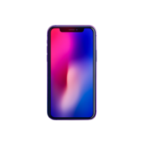 Modern Smartphone with Colorful Abstract Screen Background png