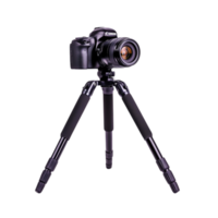 Professional Camera Mounted on Tripod for Photography Enthusiasts png