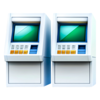 Modern Automated Teller Machines in Bright, Clean Setting png