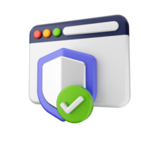 A shield icon with a check mark on it png