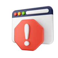 A red and white stop sign on a computer screen png