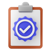 A clipboard with a check mark icon png