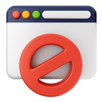 A red and white no entry sign on a computer png