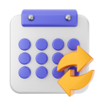 A calendar icon with a blue arrow pointing to the right png