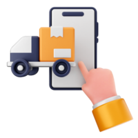 Mobile app for delivery png
