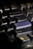 A close up of a keyboard photo