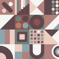 Colorful modern geometric shapes. Abstract art. Bright design for your projects. vector
