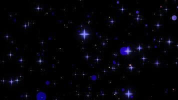 A seemless motion graphic of rising particle and shiny glitter video