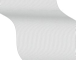 Wavy line art background vector