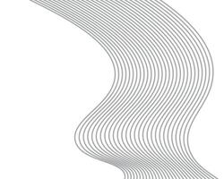 Wavy digital line art background vector
