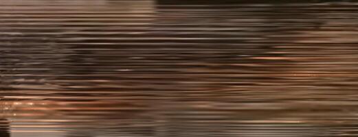 Ribbed gold glass background. Realistic image of abstract brown glossy surface with horizontal stripes vector
