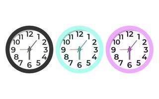 Clock icon Isolated on white background. vector