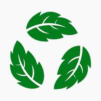 Spinning Recycle Sign and Symbol. vector