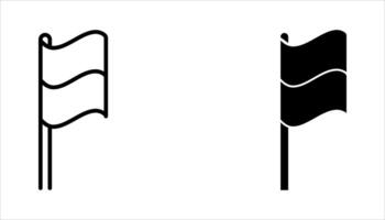 Simple Set of Flag Icon, vector