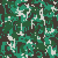 Digital camo. Seamless camouflage pattern. Military modern texture vector