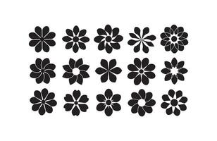 Abstract Blossom Shapes for Graphics vector