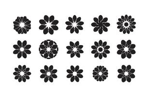 High-Resolution Petal Icon Design Bundle vector