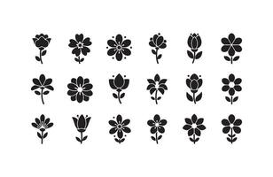 Minimalist Bloom Art Set for Branding vector