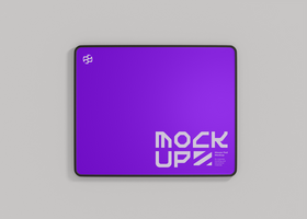 Mouse Pad Mockup for Office and Branding Presentation psd