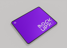 Mouse Pad Mockup with Customizable Design for Branding and Advertising psd