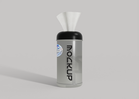 Tissue Tube Mockup for Custom Branding and Packaging Design psd