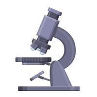 Laboratory Microscope Illustration for Scientific Research and Analysis vector