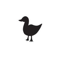 Hand drawn doodle duck vector