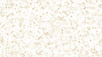 Geometric pattern with gold and white diamond shapes creating an elegant abstract background. vector