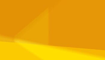 Yellow Background 3d Studio room with orange pastel floor,Summer backdrop abstract with yellow sunlight gradient in empty room interior used for autumn product background,Orange background for Easter vector