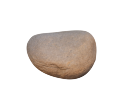 Stone rock isolated on background, Brown Sea pebble with smooth texture surface .Element Concept for Zen,Spa,Cosmetic Advertising ,Top view One Rock sea from beach, Single Cobblestone png