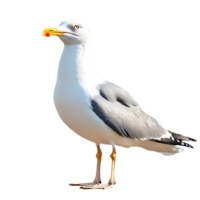 Möwe steigt an auf transparent Hintergrund, Tierwelt Bild mit isoliert Vogel png
