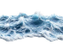 Ocean Waves Crashing, Sea Foam, Transparent Background, High-Resolution Image Seamlessly Repeats png