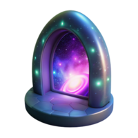 3D Render of Cosmic Portal png