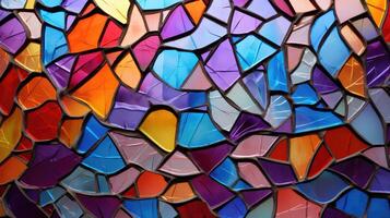 mosaic stained glass texture photo