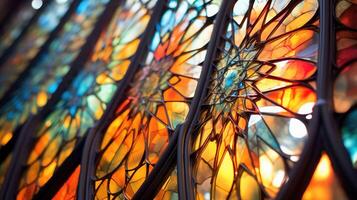 sunlight color glass photo