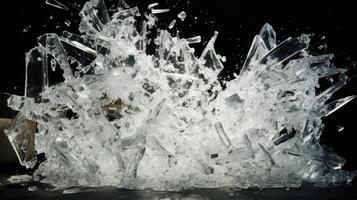 high exploding glass photo