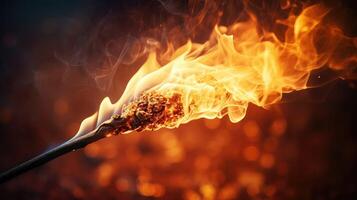 spark match fire photo