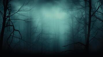 trees turquoise background abstract photo